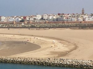 Rabat beach.