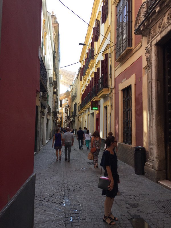 Narrow streets of Granada