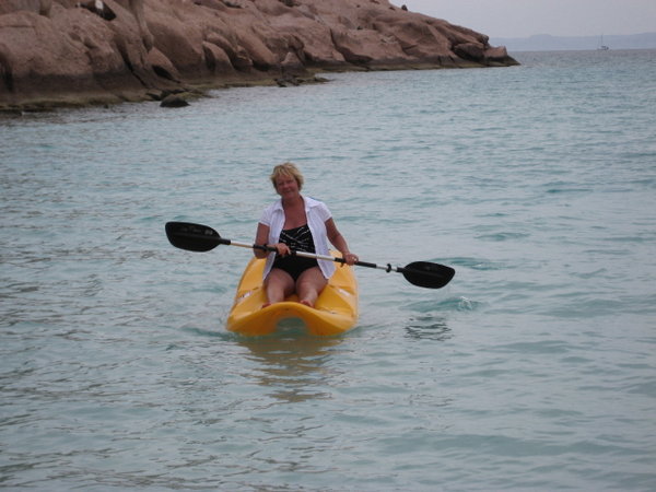 kayaking the bay