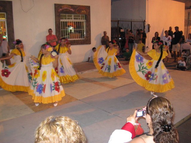 Youth traditional dancing