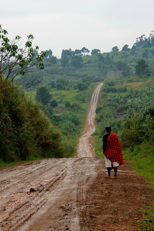 Masai walks alone