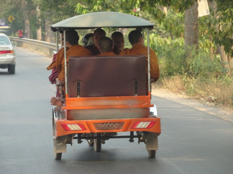 How many monks can you fit in a tuk tuk?