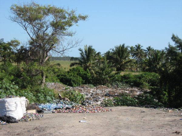 A trash dump