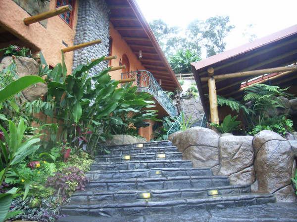 Our private villa at the Peace Lodge in the La Paz Waterfall Gardens