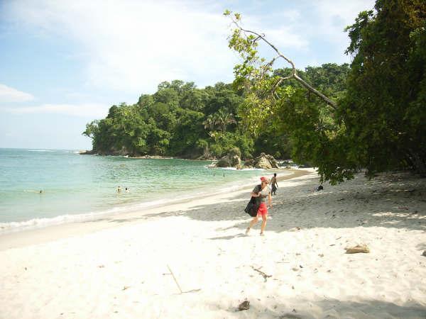 One of the beaches in Manuel Antonio National Park