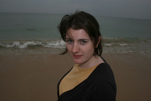 Ailsa on the beach