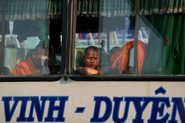 Monks on a Bus