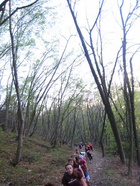 the group on the trail