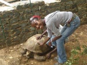 me with another tortoise