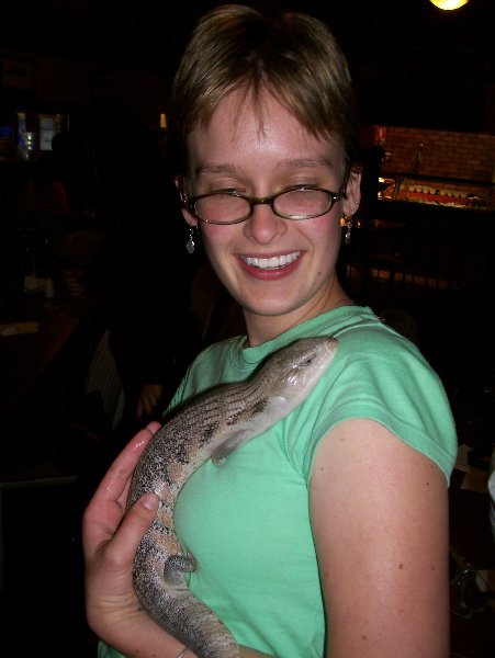 The Blue-Tounged Skink and me