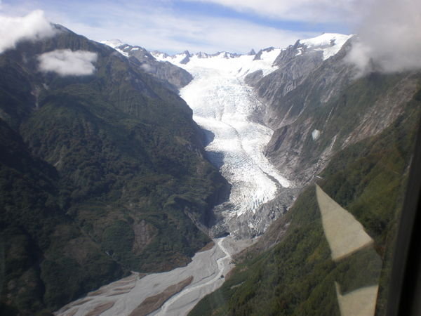 Franz Joseph Glacier from the Copter