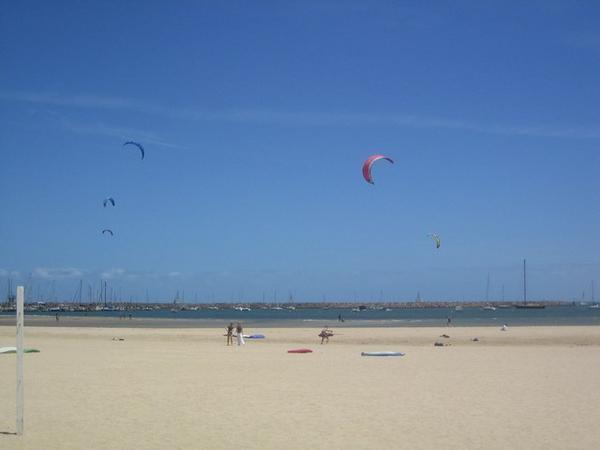 Kite surfing Port Melbourne