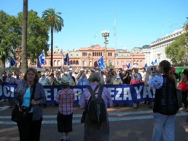 March in the Plaza de Mayo