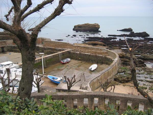 Boats Beached in Biarritz