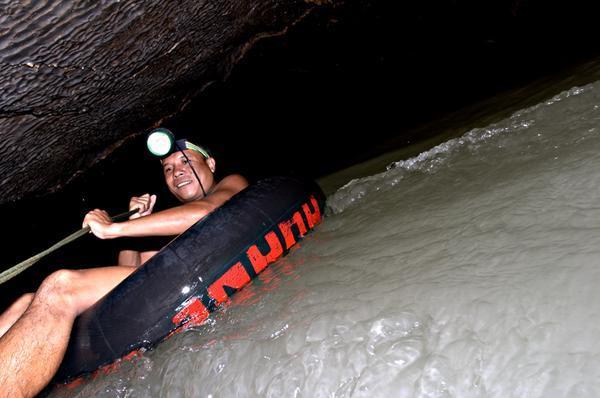 Tubing in caves 
