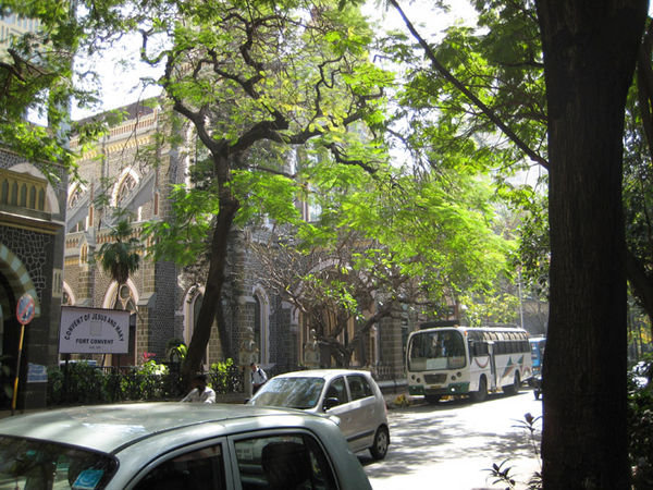 Leafy fort section of Mumbai