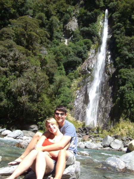 Me Lyn & waterfall