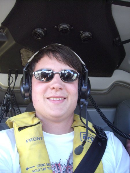 Me in helicopter