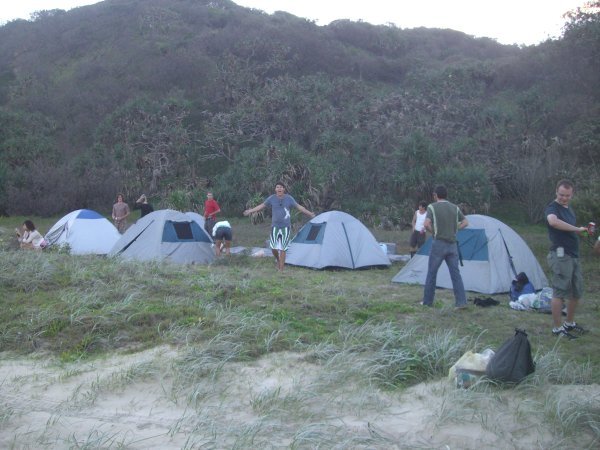 Camp site 1st night
