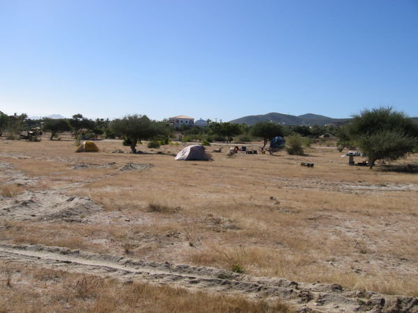 View of site from tent #1