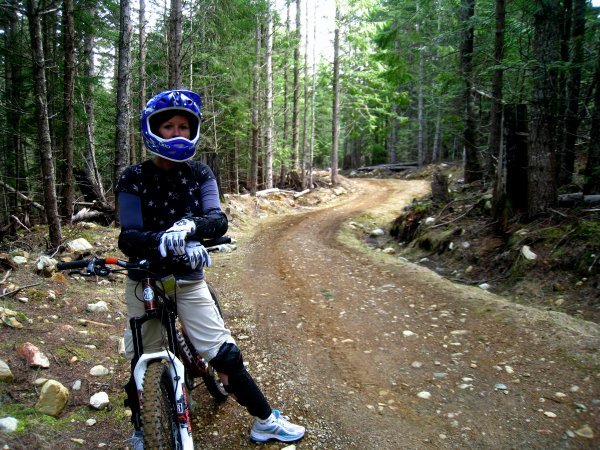Downhill in Whistler.