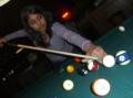 Ankita beim Billiardspielen