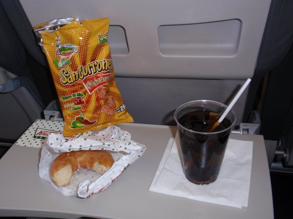 Mexican food in a Mexican Airline