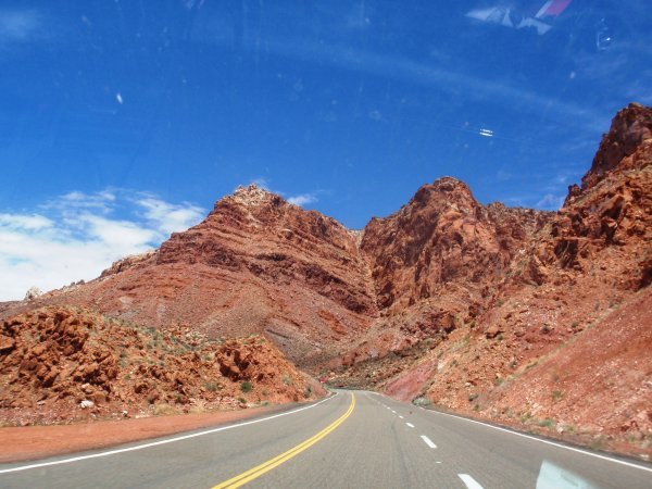 On the way to the Antelope Canyon