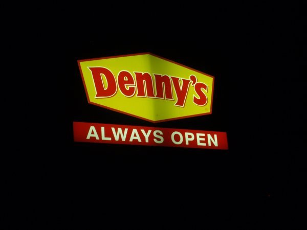 Essen bei Dennys..