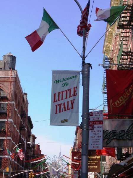 Little Italy mitten in NYC!