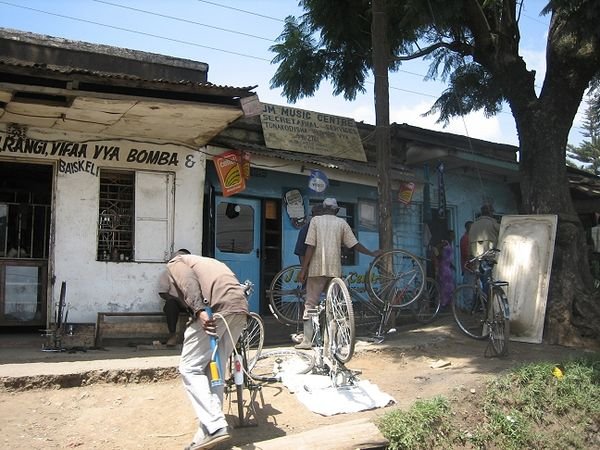 Bicycle repair shop