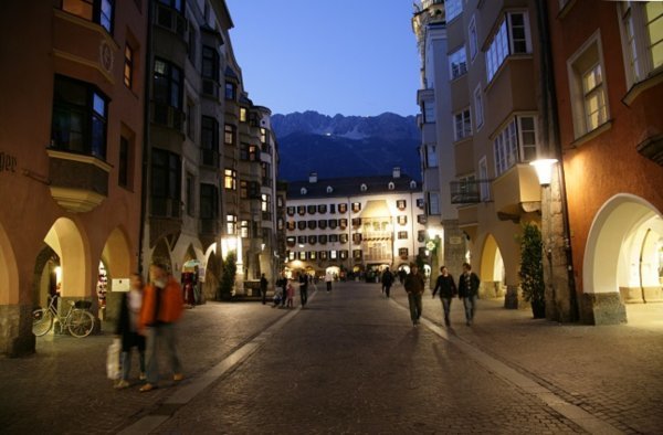 Old Part Of Innsbruck At Night