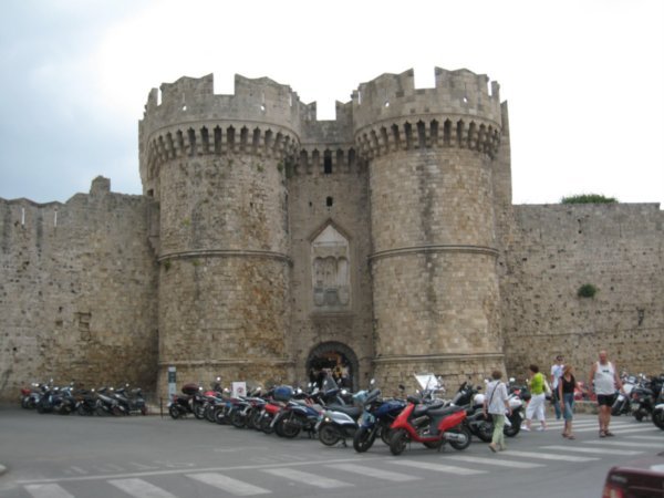 The Medieval walls and entrance to the old city