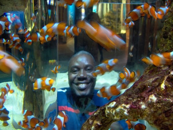 Francis with the Clown Fish