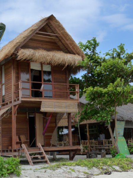 Two story beach hut