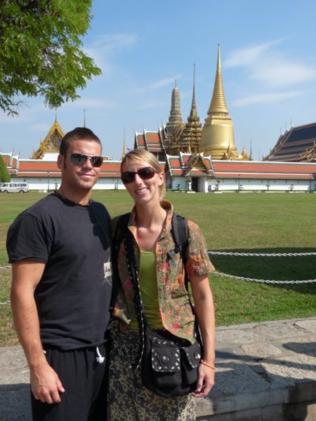 Grand Palace and our rented clothes