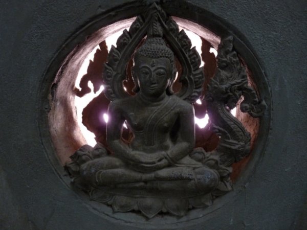Looking through the Buddha