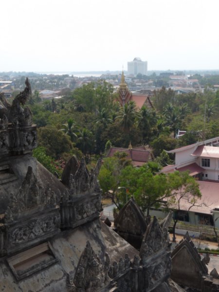 Looking out over Vientiane