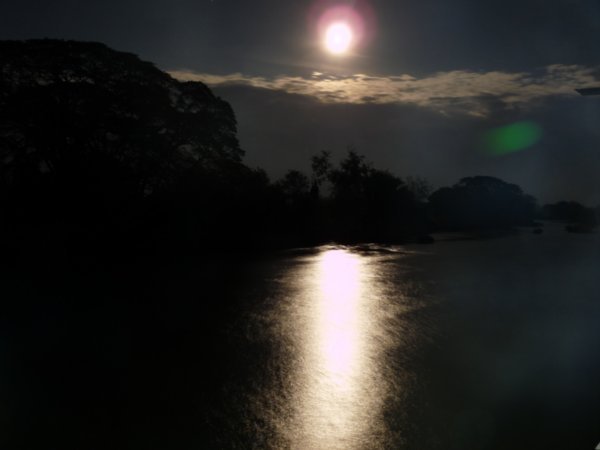 Full moon over the Mekong