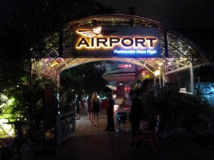 Airport bar
