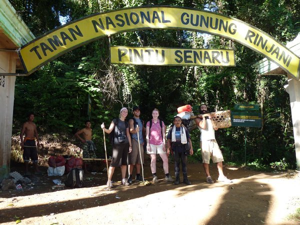 Entrance to Rinjani National Park