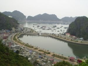 View of Cat Ba from Hill