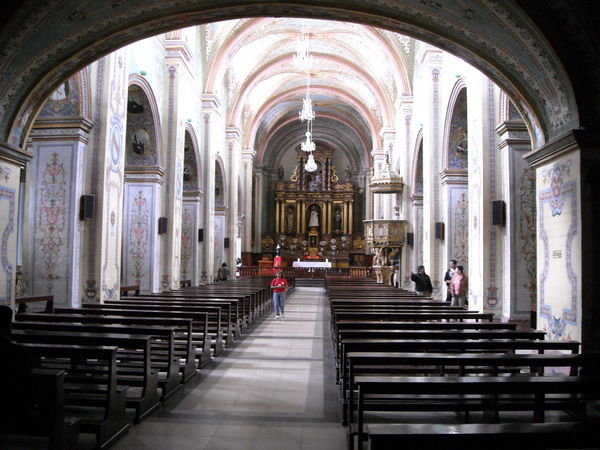 Inside one of Old Quito's 40 Churches