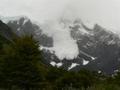 Avalance at Glacier Frances
