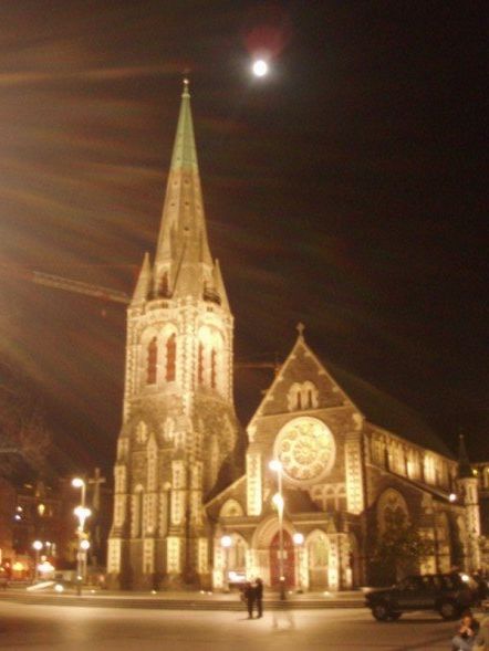 The Cathedral at night