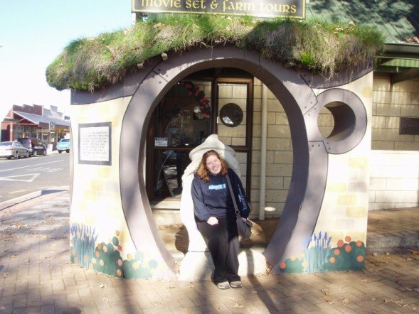 Hobbit hole in Hobbiton