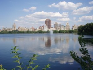 The reservoir in Central Park
