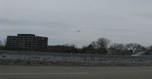 Jet leaving Ohare airport!