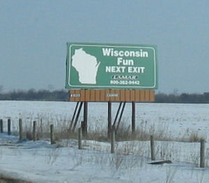 Entering Wisconsin!