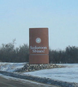 Welcome to Saskatoon - it really was shining!